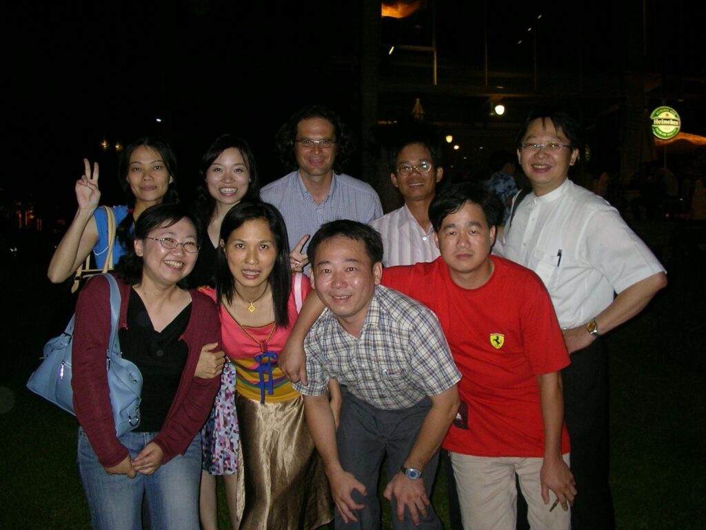 Stefan Gröschl with colleagues at Providence University in Taiwan
